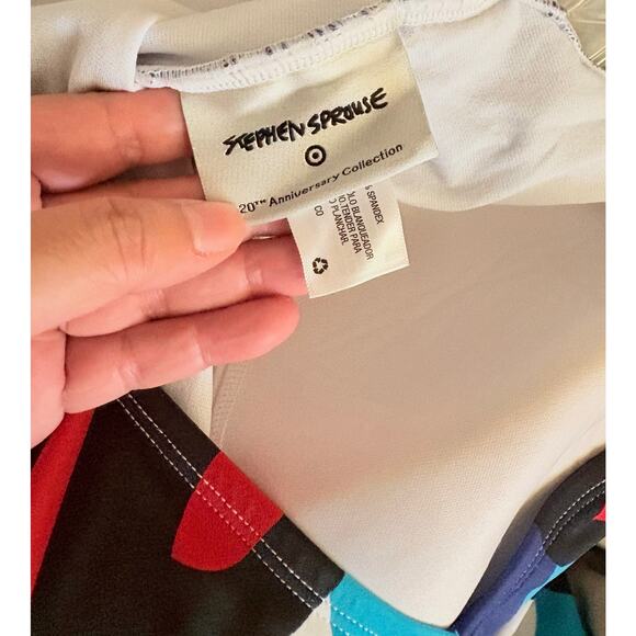 Stephen Sprouse x Target Swimsuit USA Graffiti One Piece 20th Anniversary 3XL - Picture 5 of 6